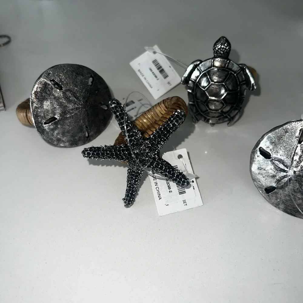 NWT nautical napkin holders- zgallerie brand